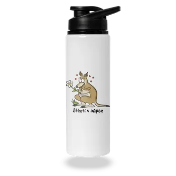 Láhev Bastard Štěstí v kapse lahev na vodu White