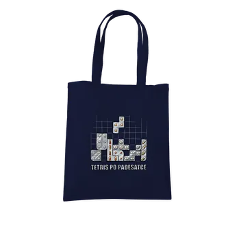 Nákupní taška Bastard Tetris po padesátce taška French Navy