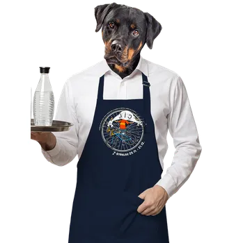 Kuchyňská zástěra Bastard Cyklistický horoskop: Střelec zástěra Navy