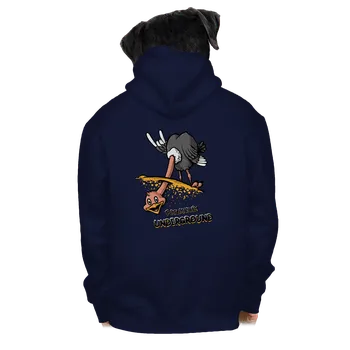 Pánská mikina Bastard Underground pánská mikina na zip Navy