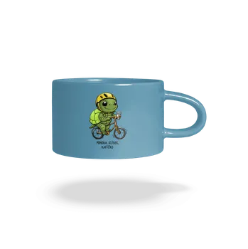 Bastard Pohoda, klídek hrnek makronka Blue Macaron