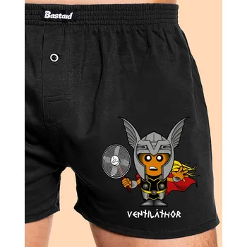 Trenýrky Bastard Ventiláthor pánské trenky Black