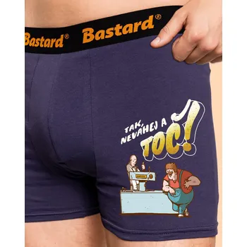 Pánské spodní prádlo Bastard Neváhej a toč boxerky Blue Navy