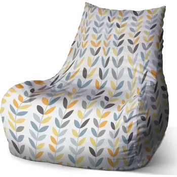 Sedací pytel Sablio Sedací vak Bean Barevné lístky - 60 x 70 x 70 cm