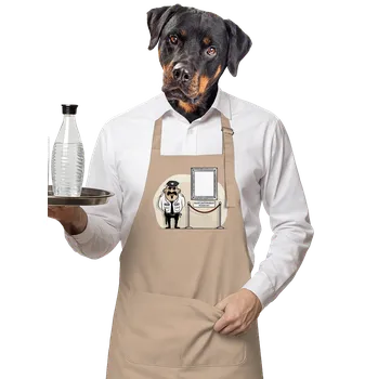 Kuchyňská zástěra Bastard Portrét zástěra Rope