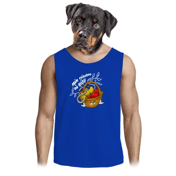 Pánské tílko Bastard Mám na háku pánské tílko Royal Blue