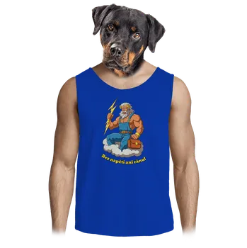 Pánské tílko Bastard Bez napětí ani ránu pánské tílko Royal Blue