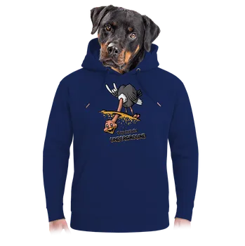 Pánská mikina Bastard Underground unisex mikina premium Navy