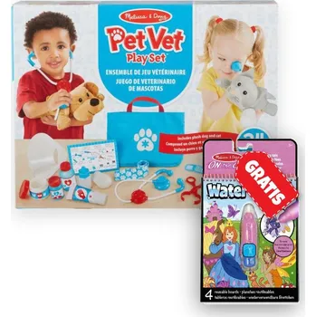 Dřevěná hračka AKCE: Melissa & Doug hra na veterináře + WOW kouzlení vodou pohádky ZDARMA