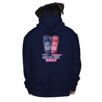 Pánská mikina Bastard Jsme fixovaní pánská mikina na zip Navy