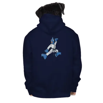 Pánská mikina Bastard Bojovnice pánská mikina na zip Navy