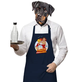 Kuchyňská zástěra Bastard Pobřežní prohlídka zástěra Navy