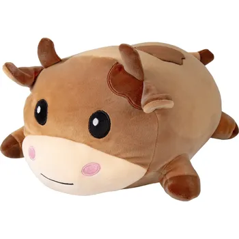 plyšák Polštář - Hnědá kravička