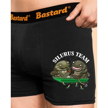 Trenýrky Bastard Silurus team boxerky Black