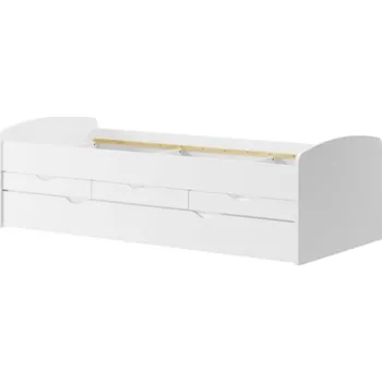 Postel Postel Nicole - Szynaka Meble Bílá 96x64 cm