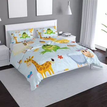 Povlečení Sablio Povlečení Zvířátka 3 - 140x220 / 90x70