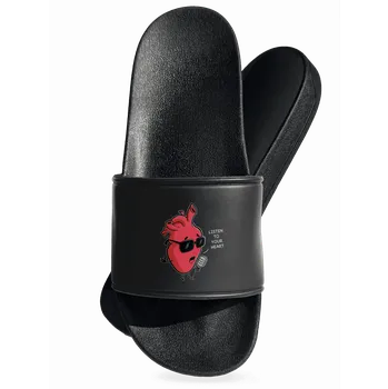 Pánské pantofle Bastard Listen to your heart pantofle Black