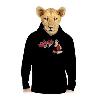 Chlapecká mikina Bastard Formule dětská mikina klokanka Black