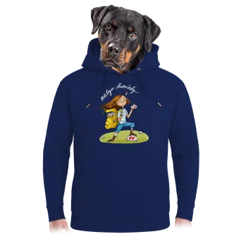 Pánská mikina Bastard Maluju kamínky unisex mikina premium Navy