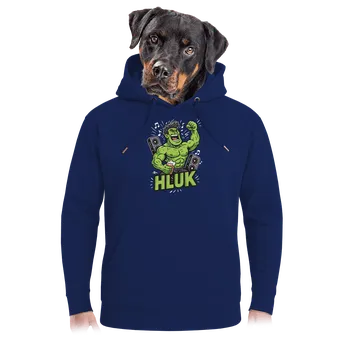 Pánská mikina Bastard Hluk unisex mikina premium Navy