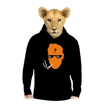 Chlapecká mikina Bastard Thug life dětská mikina klokanka Black