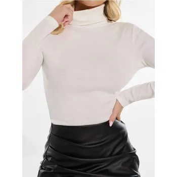 Dámský svetr Sinsay - Rolák - krémová - 3896Z-01X - 3896Z-01X-XS-1