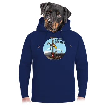 Pánská mikina Bastard Klidně píchej unisex mikina premium Navy