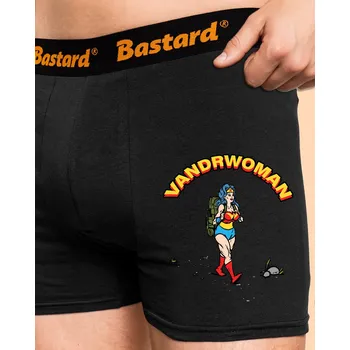 Trenýrky Bastard Vandrwoman boxerky Black