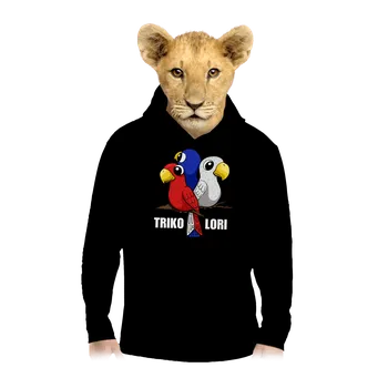 Chlapecká mikina Bastard Trikolori dětská mikina klokanka Black