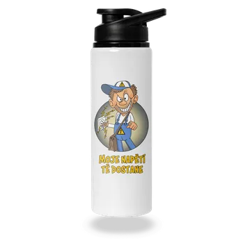 Láhev Bastard Moje napětí lahev na vodu White