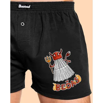 Trenýrky Bastard Beďas pánské trenky Black