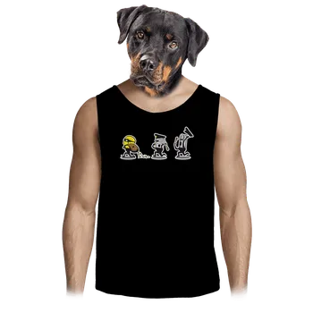 Pánské tílko Bastard Zloděj elektřiny pánské tílko Black