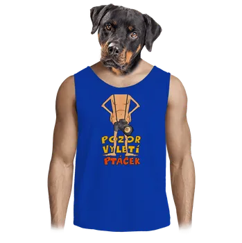Pánské tílko Bastard Vyletí ptáček pánské tílko Royal Blue