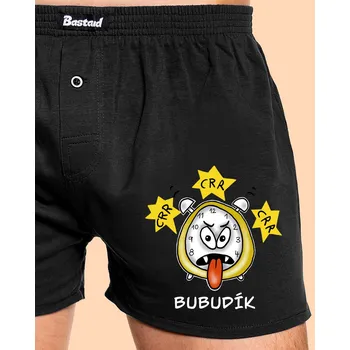 Trenýrky Bastard Bubudík pánské trenky Black