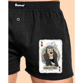 Trenýrky Bastard Kárové eso Jirky Káry pánské trenky Black