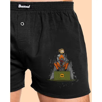 Trenýrky Bastard Ape-Life pánské trenky Black