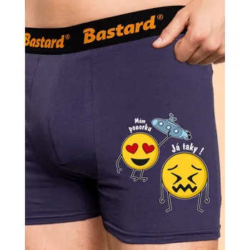 Pánské spodní prádlo Bastard Mám ponorku boxerky Blue Navy