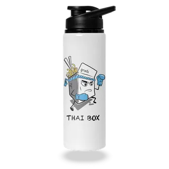 Láhev Bastard Thai box lahev na vodu White