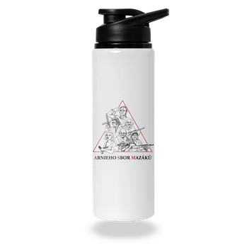 Láhev Bastard Arnieho sbor mazáků lahev na vodu White