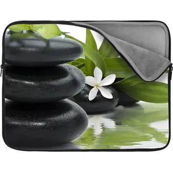 pouzdro na notebook Sablio Obal na notebook Květ s kameny - 13"