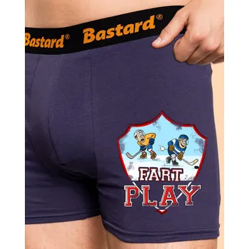 Trenýrky Bastard Fart Play boxerky Blue Navy