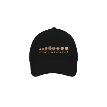 Kšiltovka Bastard Vývoj nezastavíš kšiltovka baseballka Black