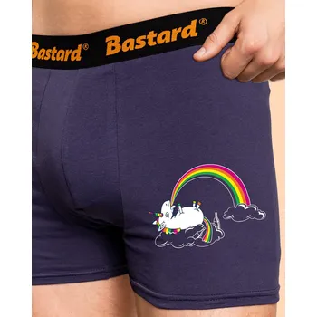 Trenýrky Bastard Tajemství duhy boxerky Blue Navy