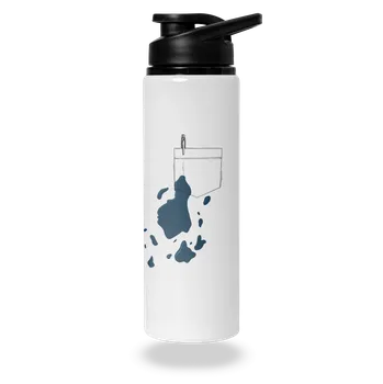 Láhev Bastard Pařížské pero lahev na vodu White