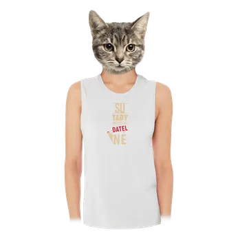 Bastard Nepostradatelné dámské tílko volné White