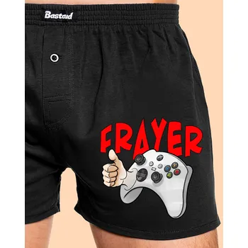 Trenýrky Bastard Frayer pánské trenky Black