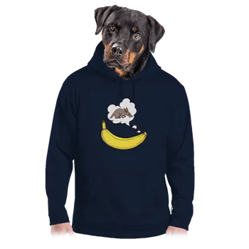 Pánská mikina Bastard Samice hrabáče pánská mikina klokanka Navy