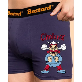 Trenýrky Bastard Cholerix boxerky Blue Navy