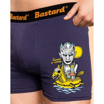 Trenýrky Bastard Summer is coming 2 boxerky Blue Navy