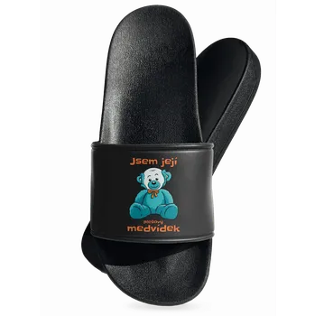 Pánské pantofle Bastard Plešový medvídek pantofle Black